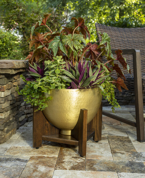 Hammered Dome Planter