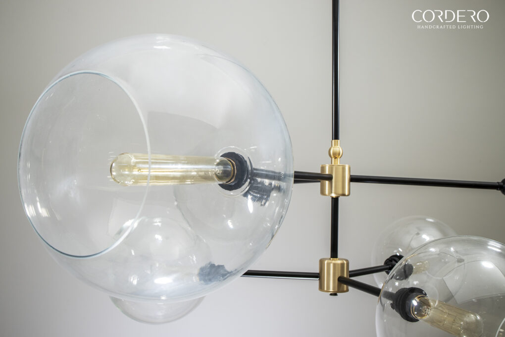 Linear Globe Chandelier