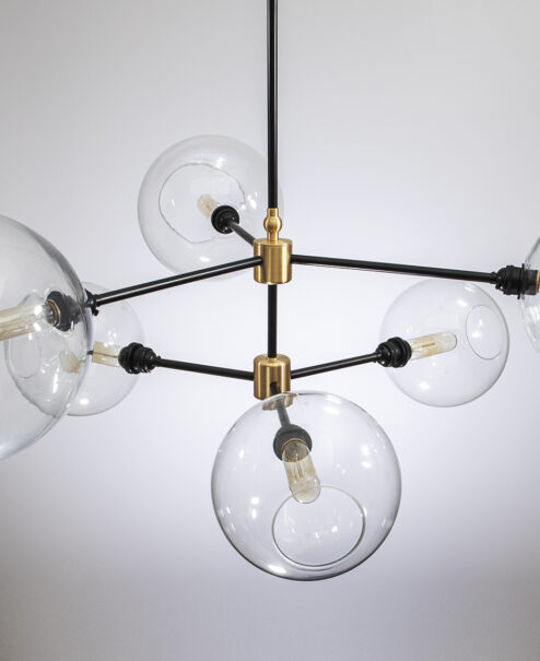 Linear Globe Chandelier