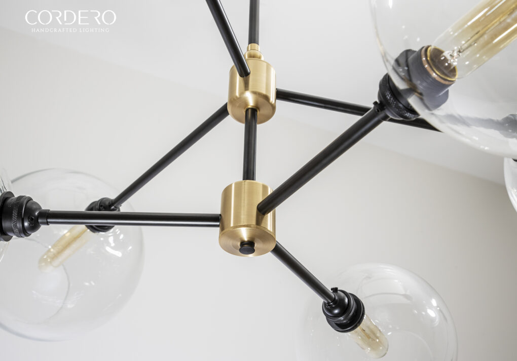 Linear Globe Chandelier