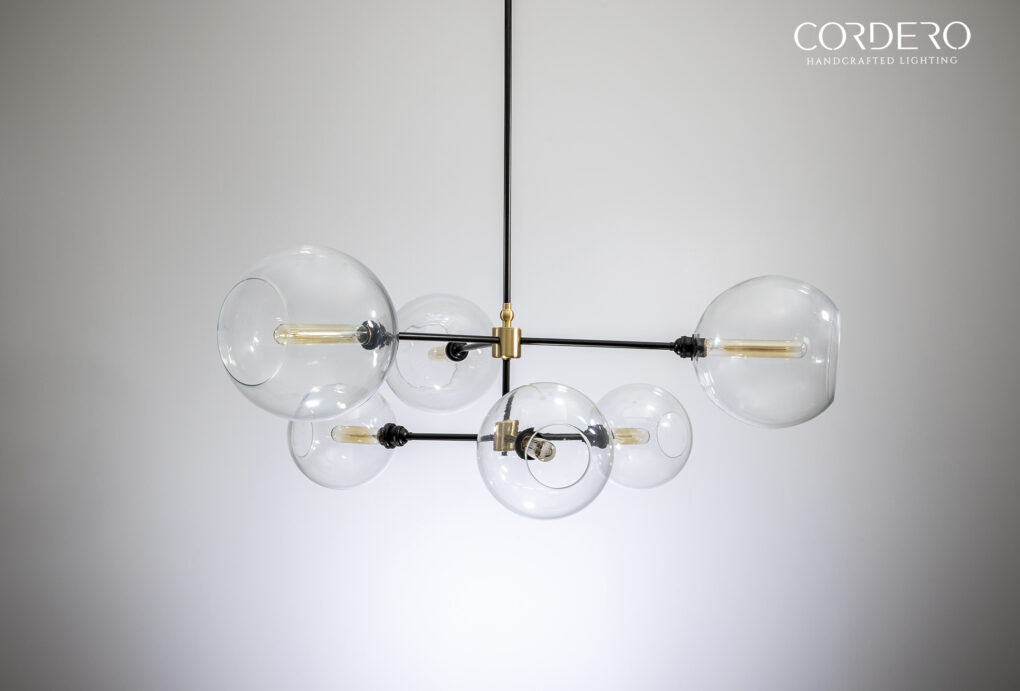 Linear Globe Chandelier