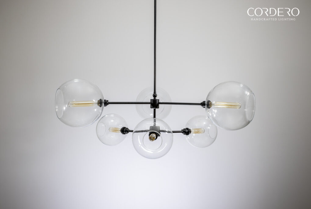 Linear Globe Chandelier