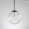 Lasina - Clear Ribbed Globe
