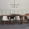 Cordero Handcrafted Lighting, Linear Globe Chandelier