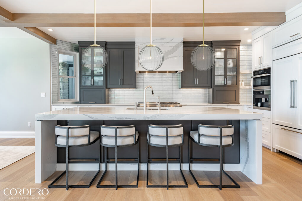 Smoked Glass Pendant Light