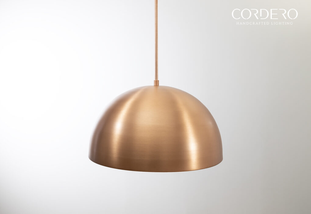 Copper Dome Pendant Light