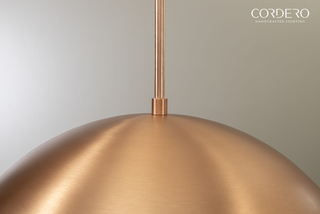 Copper Dome Pendant Light